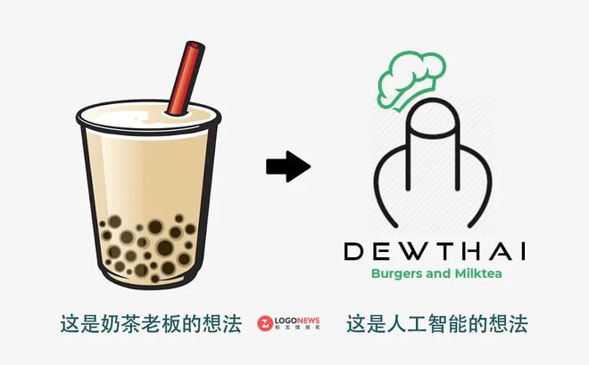 米乐M6 M6米乐这家奶茶店还没火LOGO却先火了！(图4)